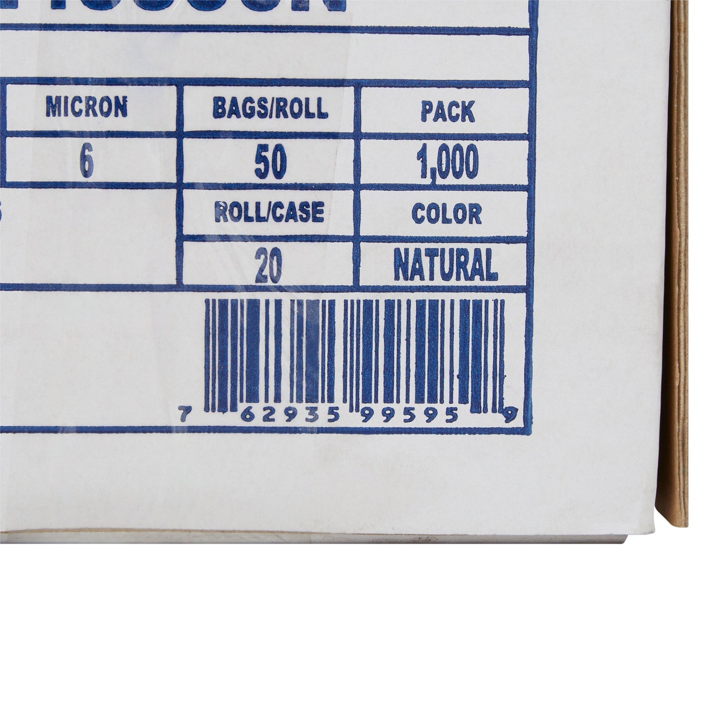 McKesson Light Duty Clear Trash Bag, 15 gal, 6 Mic EC243306N