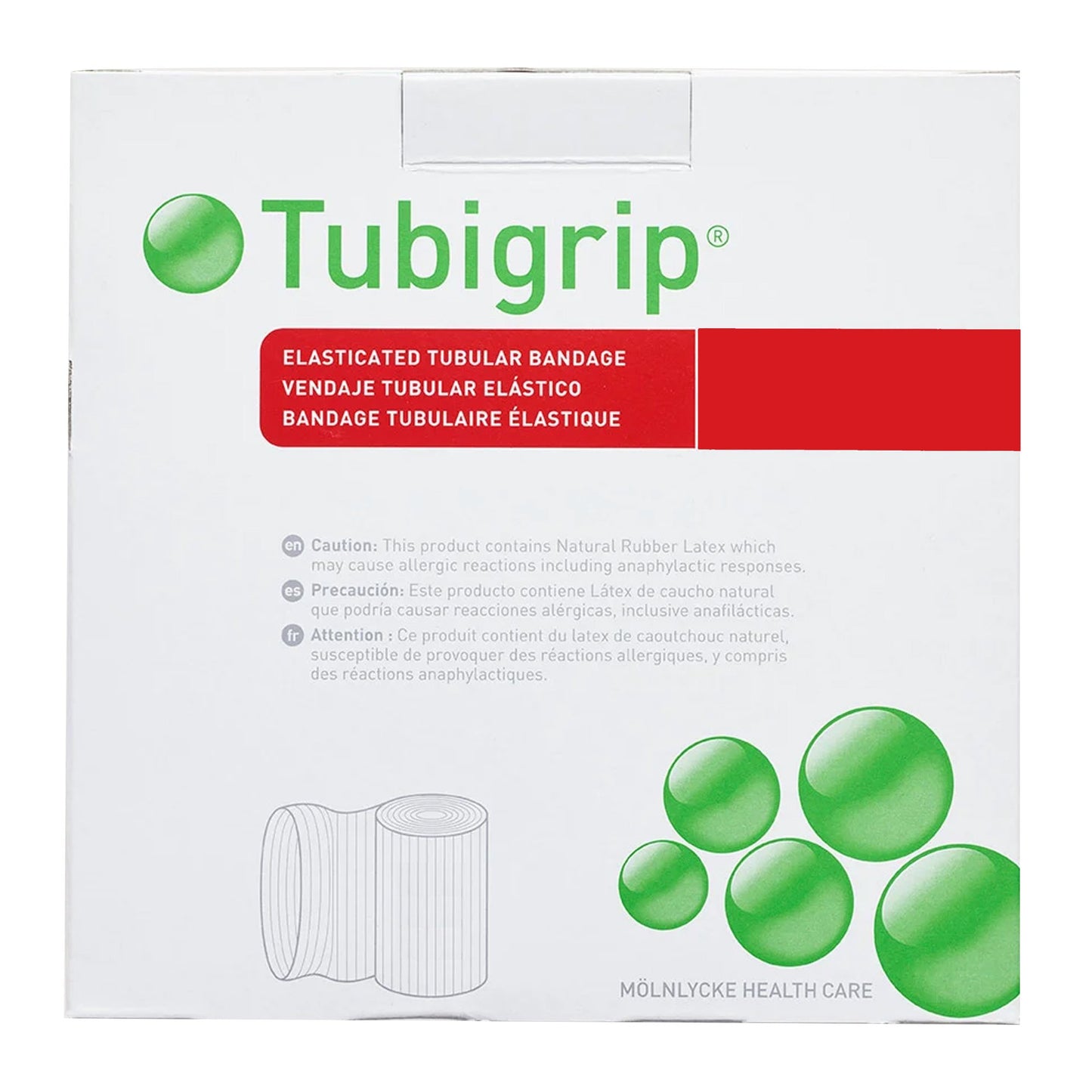 Elastic Tubular Support Bandage Tubigrip® 3 Inch X 11 Yard Large Arm / Medium Ankle / Small Knee Pull On Natural NonSterile Size D Standard Compressio