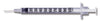 Standard Insulin Syringe with Needle Micro-Fine™ 1 mL 1/2 Inch 28 Gauge NonSafety Regular Wall - 329410