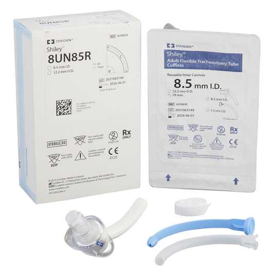 Uncuffed Tracheostomy Tube Shiley™ Reusable IC Size 8.0 Adult - 8UN85R