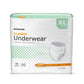 McKesson Classic Light Absorbency Incontinence Underwear, Extra Large UWEXL