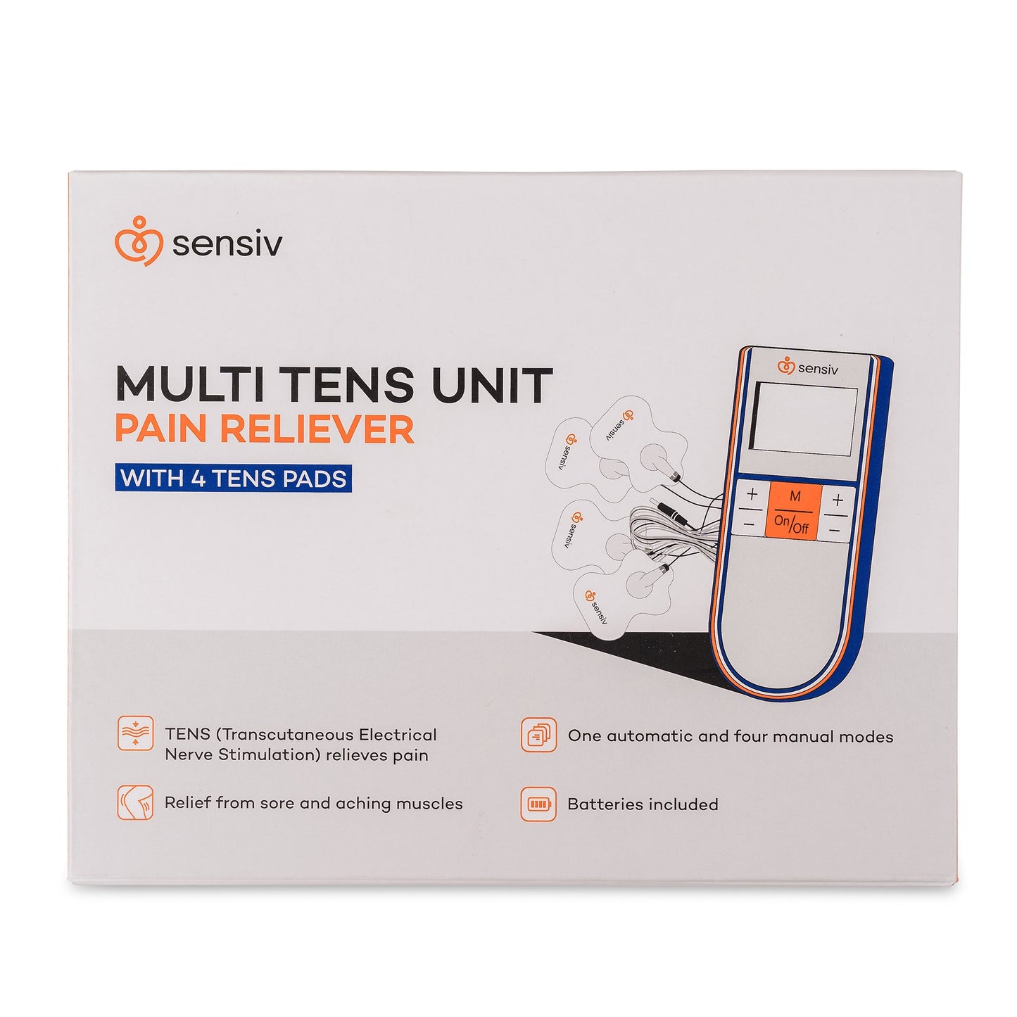 Sensiv Multi-Channel Pain Relief TENS Unit SENTENSM