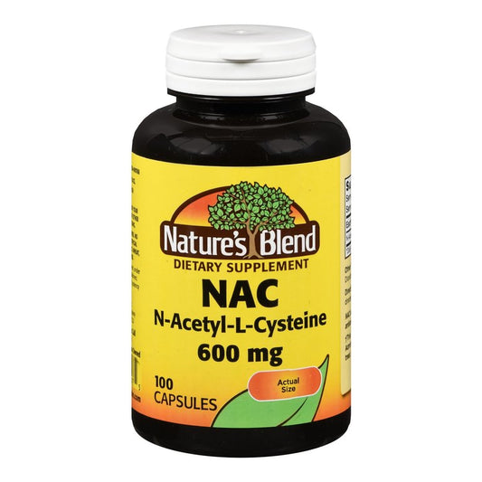 Nature's Blend NAC 600 mg Capsules 54629409760