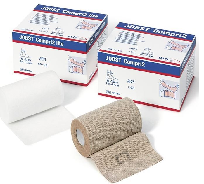 BSN Medical Jobst Compri2 No Closure 2 Layer Compression Bandage System, 9-3/4  12-1/2 Inch 7627101, 1 Each