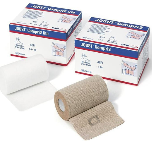 BSN Medical Jobst Compri2 No Closure 2 Layer Compression Bandage System, 9-3/4  12-1/2 Inch 7627101, 1 Each