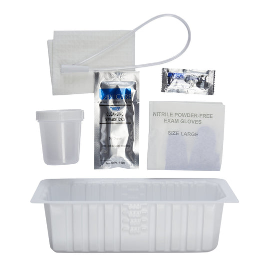 Cardinal Dover Open Intermittent Urethral Catheter Tray, BZK 75000-, Case of 20