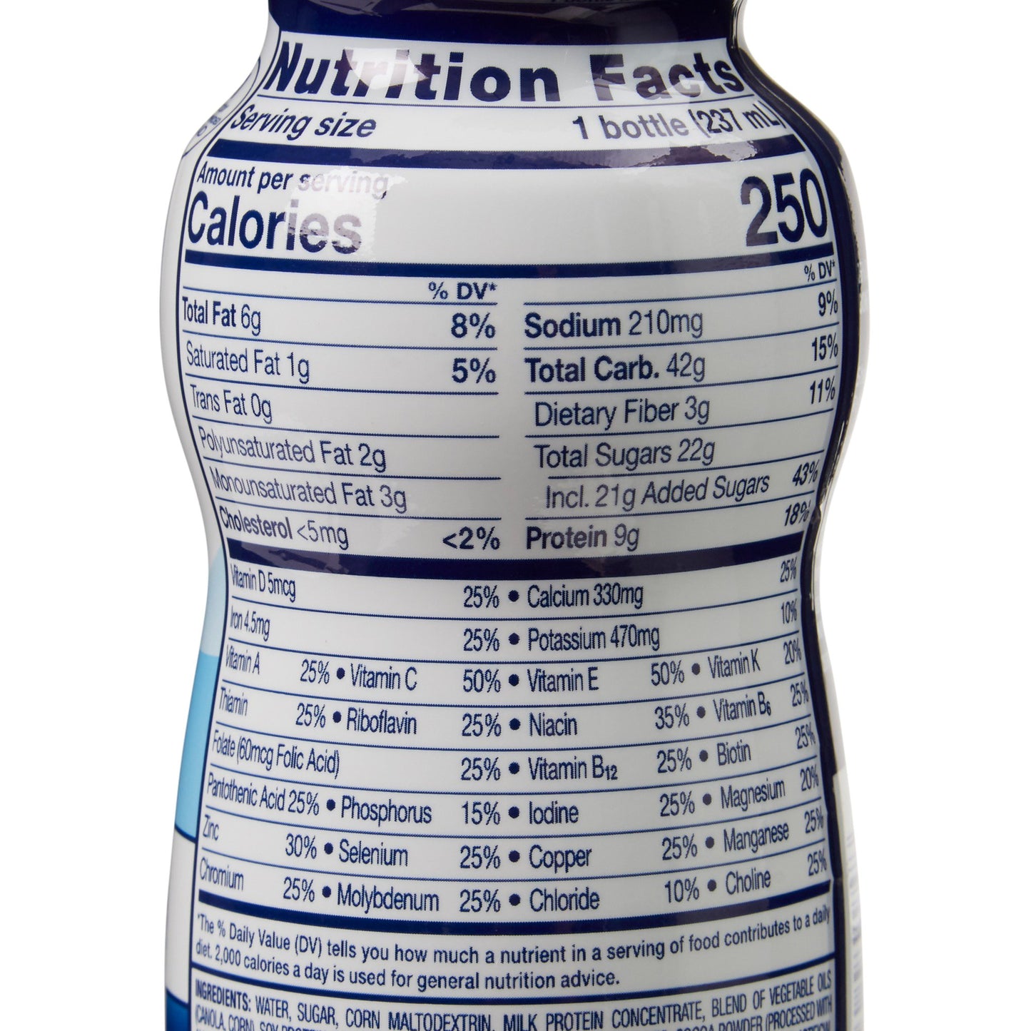 Ensure® Original Therapeutic Nutrition, Chocolate, 8-ounce bottle 58293