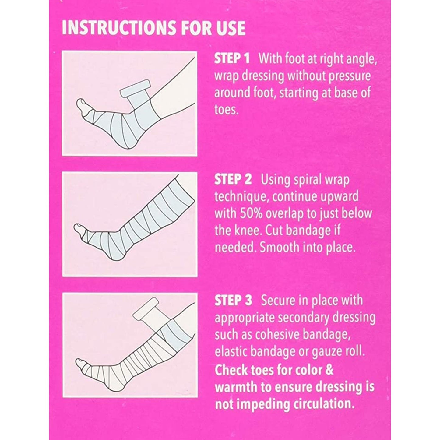 UnnaRite C™ Unna Boot with Calamine and Zinc Oxide, 3 Inch x 10 Yard 78310ZC