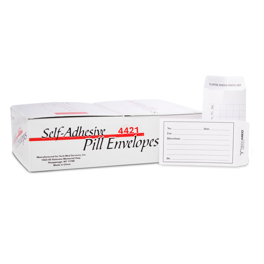 Tech-Med® Pill Envelope, 3-/2 x 2-1/4 Inch 4421