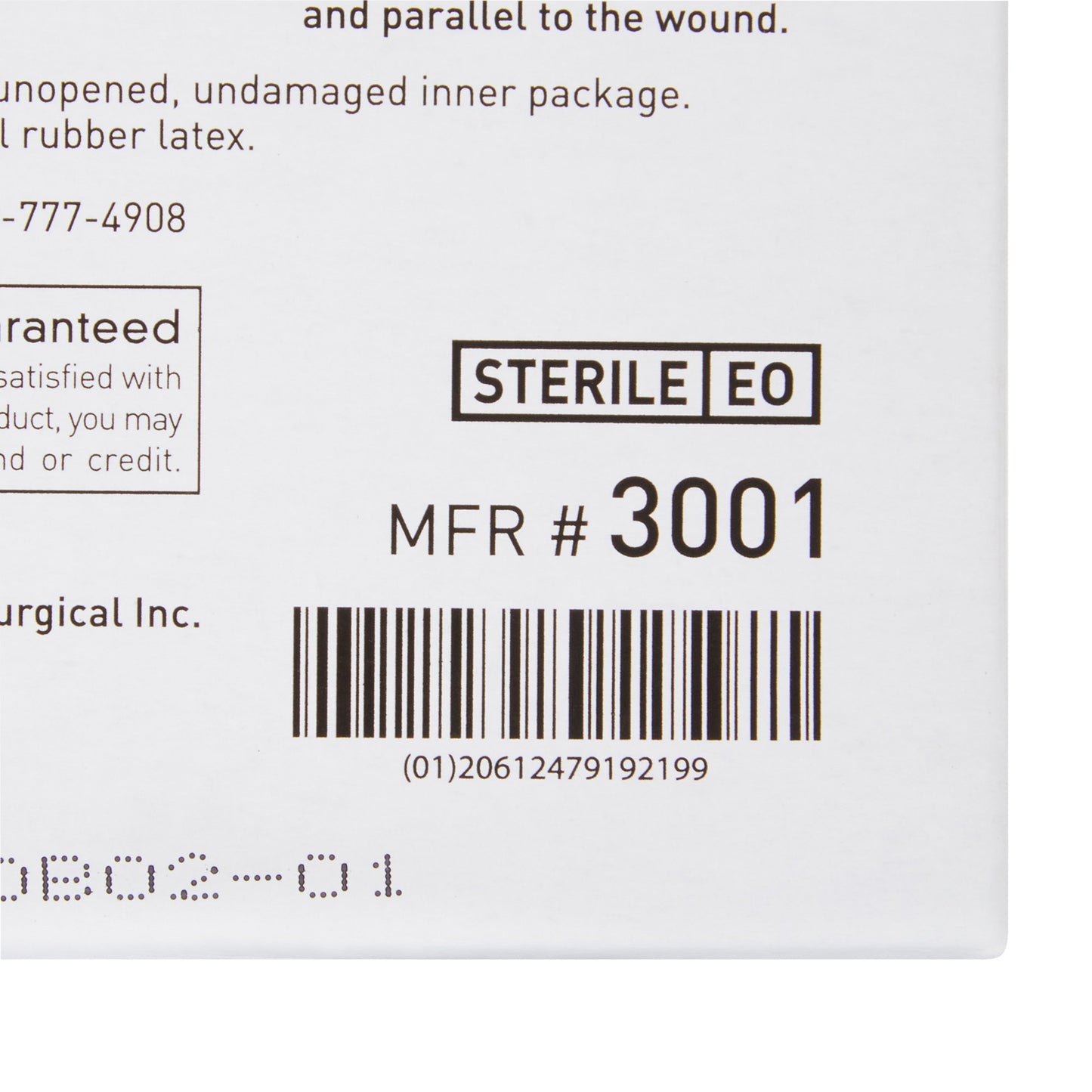 McKesson Non-Reinforced Skin Closure Strip, 1/4 x 3 Inch 3001