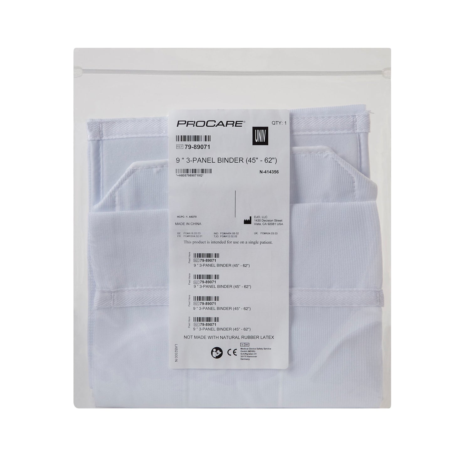 ProCare® 3-Panel Abdominal Support, One Size Fits 45 – 62 Inch Waists 79-89071