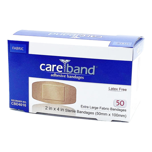 Adhesive Strip Careband™ 2 X 4 Inch Fabric Rectangle Tan Sterile - CBD4016-012-00