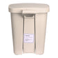 McKesson Waste Can with Step-On Pedal, Plastic, Beige, 15.16 x 14.37 x 18.9 Inch 16-25271