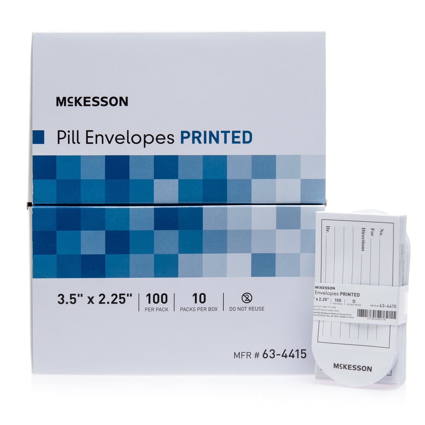 McKesson Pill Envelope, 3½ x 2¼ Inch 63-4415