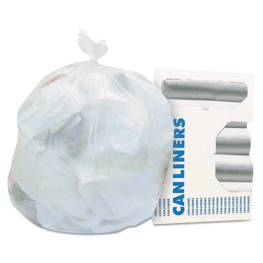 Trash Bag Heritage™ 33 gal. Natural HDPE 16 Mic. 33 X 40 Inch Star Seal Bottom Coreless Roll - HERZ6640VNR01