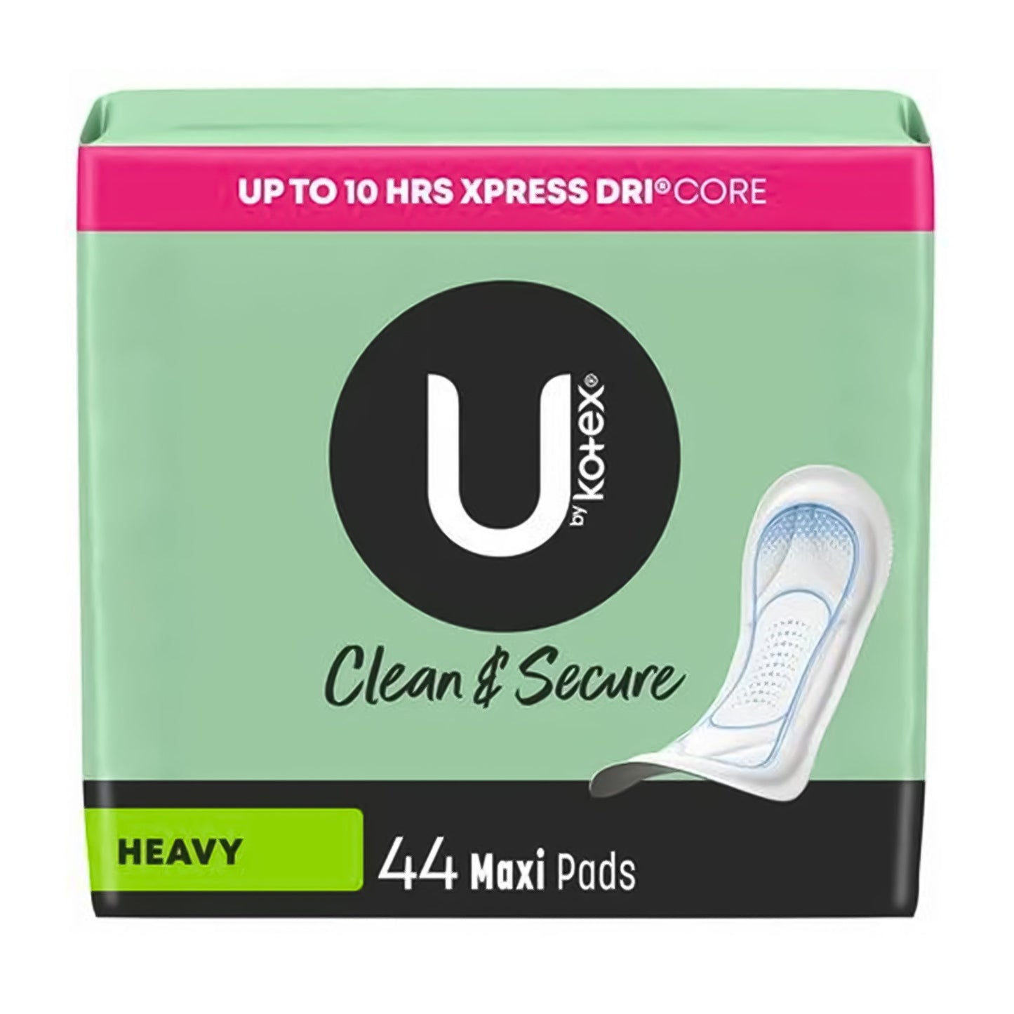 Feminine Pad U by Kotex® Clean and Secure Maxi Heavy Absorbency 49062