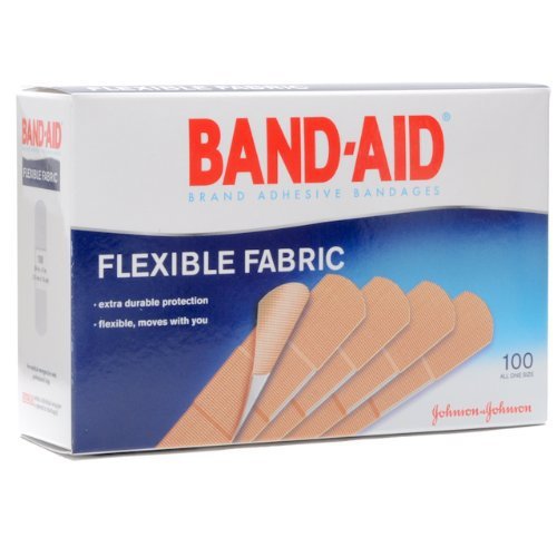 Band-Aid® Flexible Fabric Tan Adhesive Strip, 1 x 3 Inch 08137004444