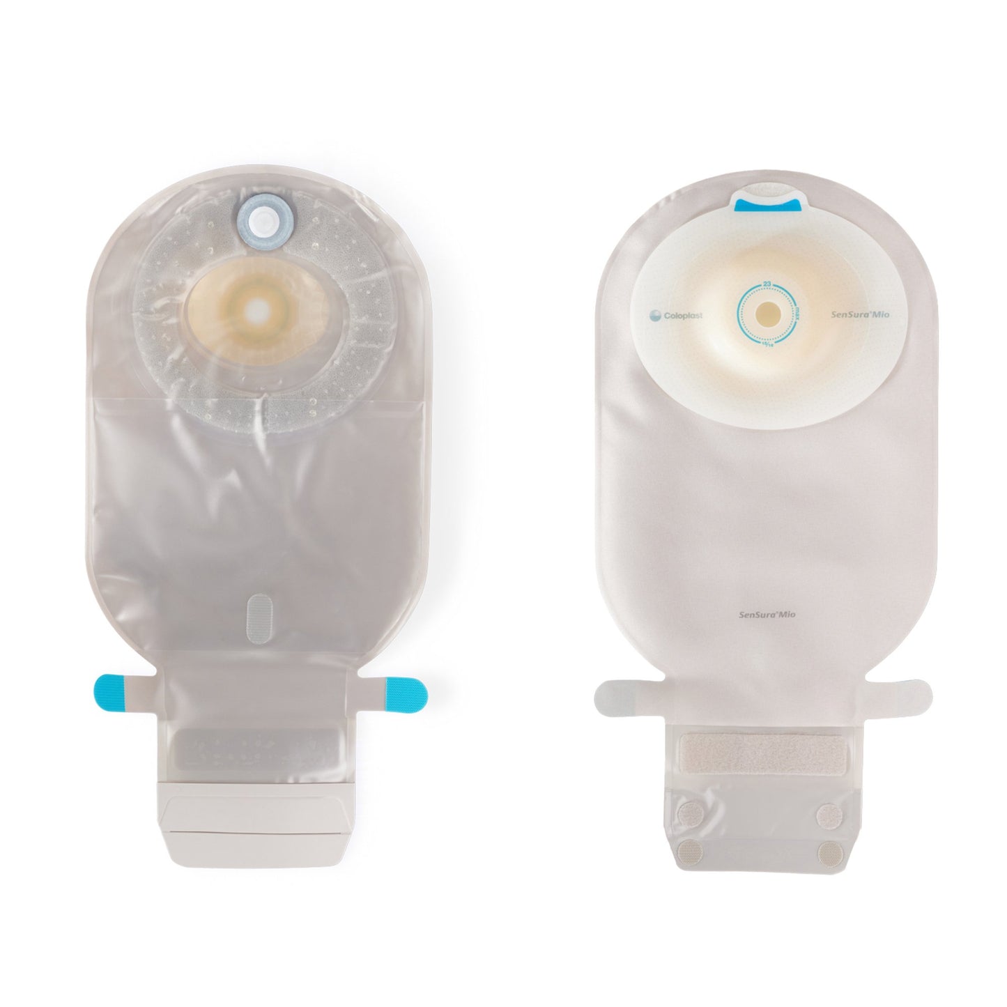 Ostomy Pouch SenSura® Mio Convex One-Piece System 11 Inch Length, Maxi Deep Convex, Trim to Fit 3/8 to 7/8 Inch Stoma Drainable - 16765