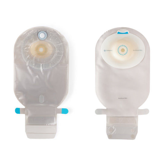 Ostomy Pouch SenSura® Mio Convex One-Piece System 11 Inch Length, Maxi Deep Convex, Trim to Fit 3/8 to 7/8 Inch Stoma Drainable - 16765