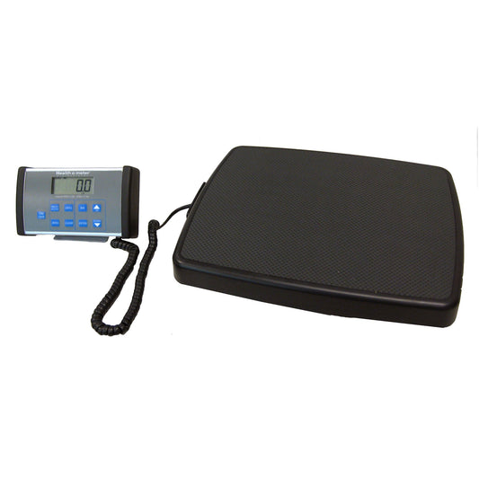 Floor Scale Health O Meter® LCD Display 660 lbs. / 300 kg Capacity Black AC Adapter / Battery Operated - 498KL