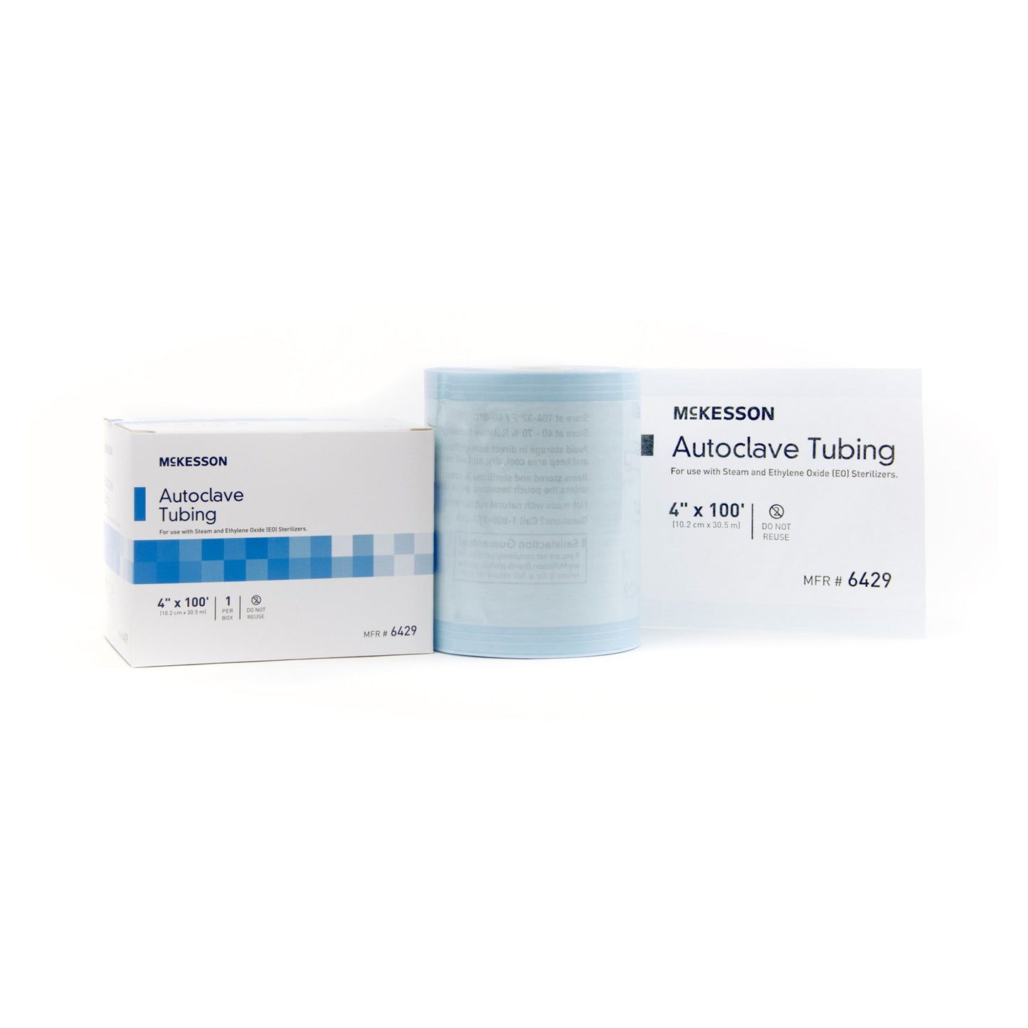 McKesson Sterilization Tubing, 4 Inch x 100 Foot 6429