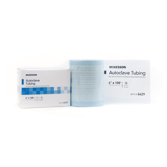 McKesson Sterilization Tubing, 4 Inch x 100 Foot 6429