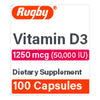Rugby® 50,000 IU Vitamin D-3 Capsules 80681017400