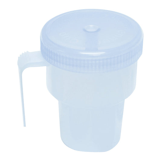 Spillproof Drinking Cup Kennedy™ 7 oz. Translucent Plastic Reusable - 60-1000
