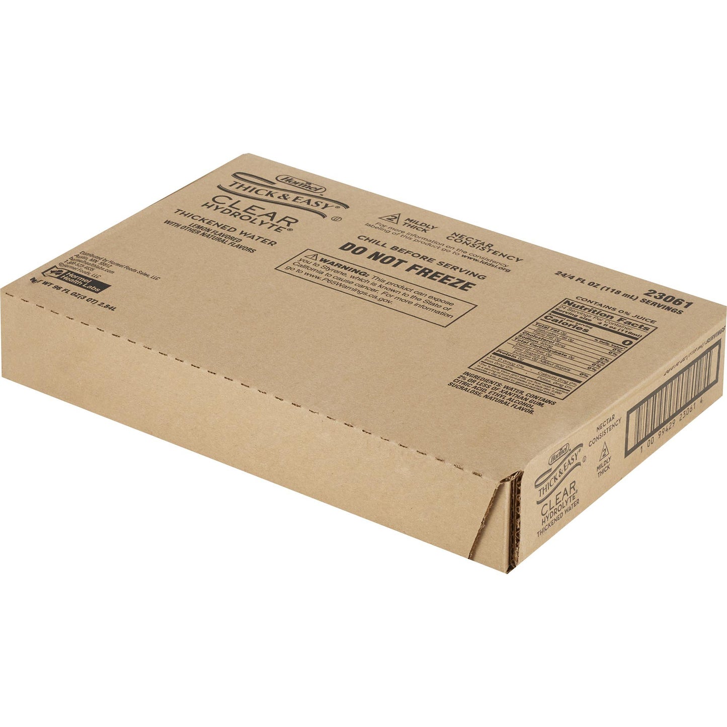 Thick & Easy® Hydrolyte® Nectar Consistency Lemon Thickened Water, 4-ounce Cup 23061