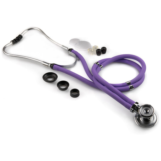 Sprague Stethoscope McKesson LUMEON™ Lavender 2-Tube 22 Inch Tube Double Sided Chestpiece - 01-641LVGM