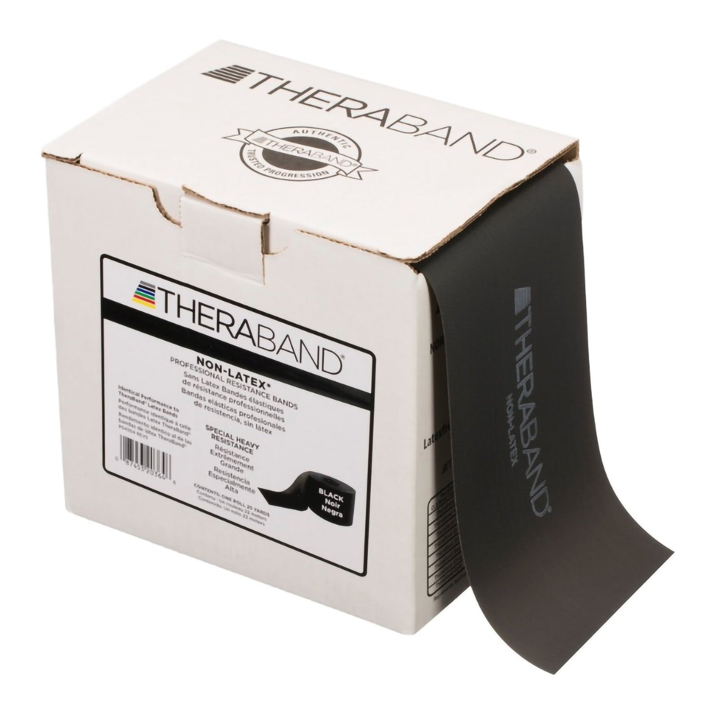 TheraBand® Exercise Resistance Band, Black, 6 Inch x 25 Yard, X-Heavy Resistance 81234780