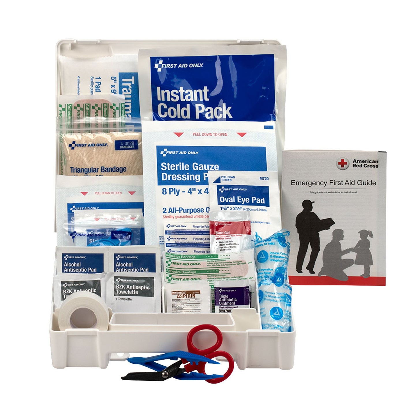 First Aid Kit First Aid Only® 10 Person Plastic Case 222-U