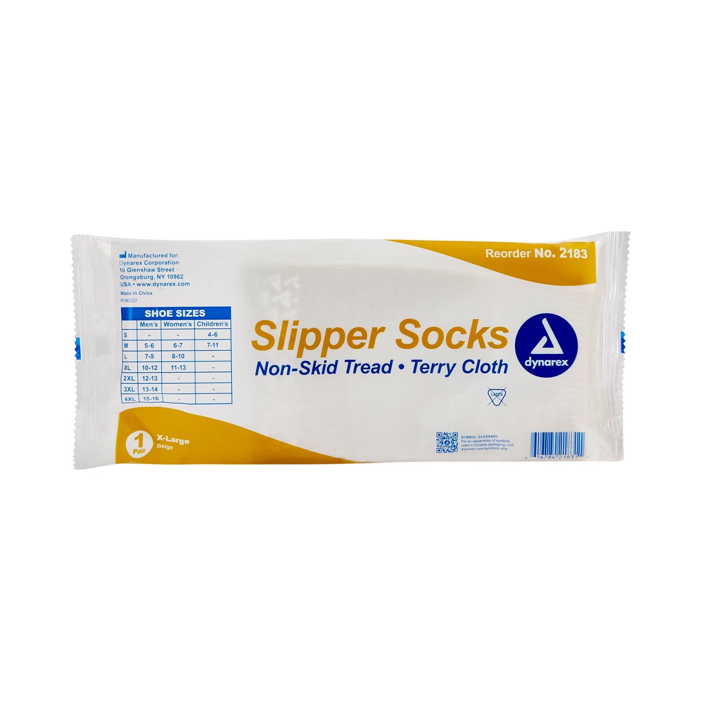 Soft Sole Slipper Socks, X-Large 2183