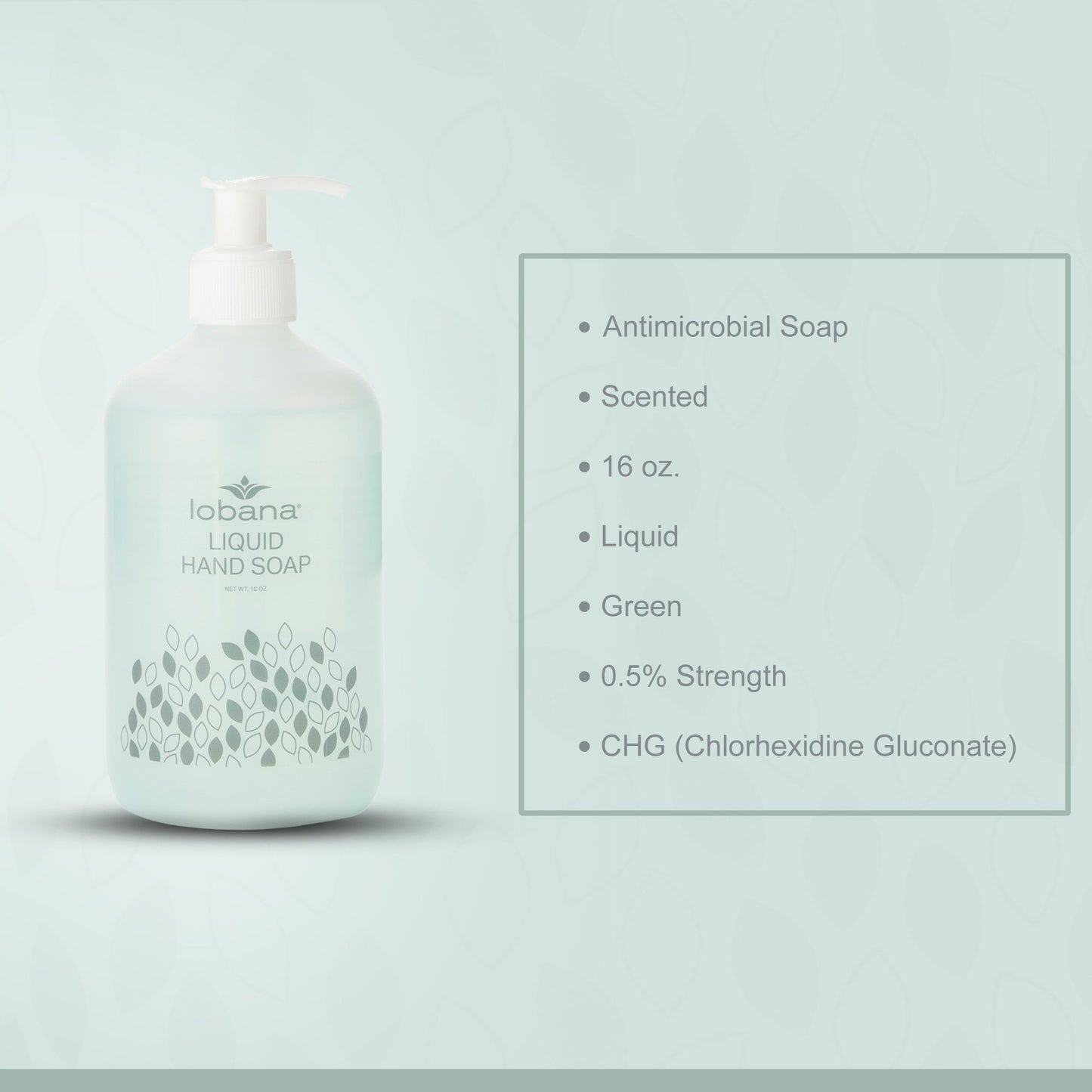 Lobana® Liquid Hand Soap, 16-ounce pump bottle 3220-02