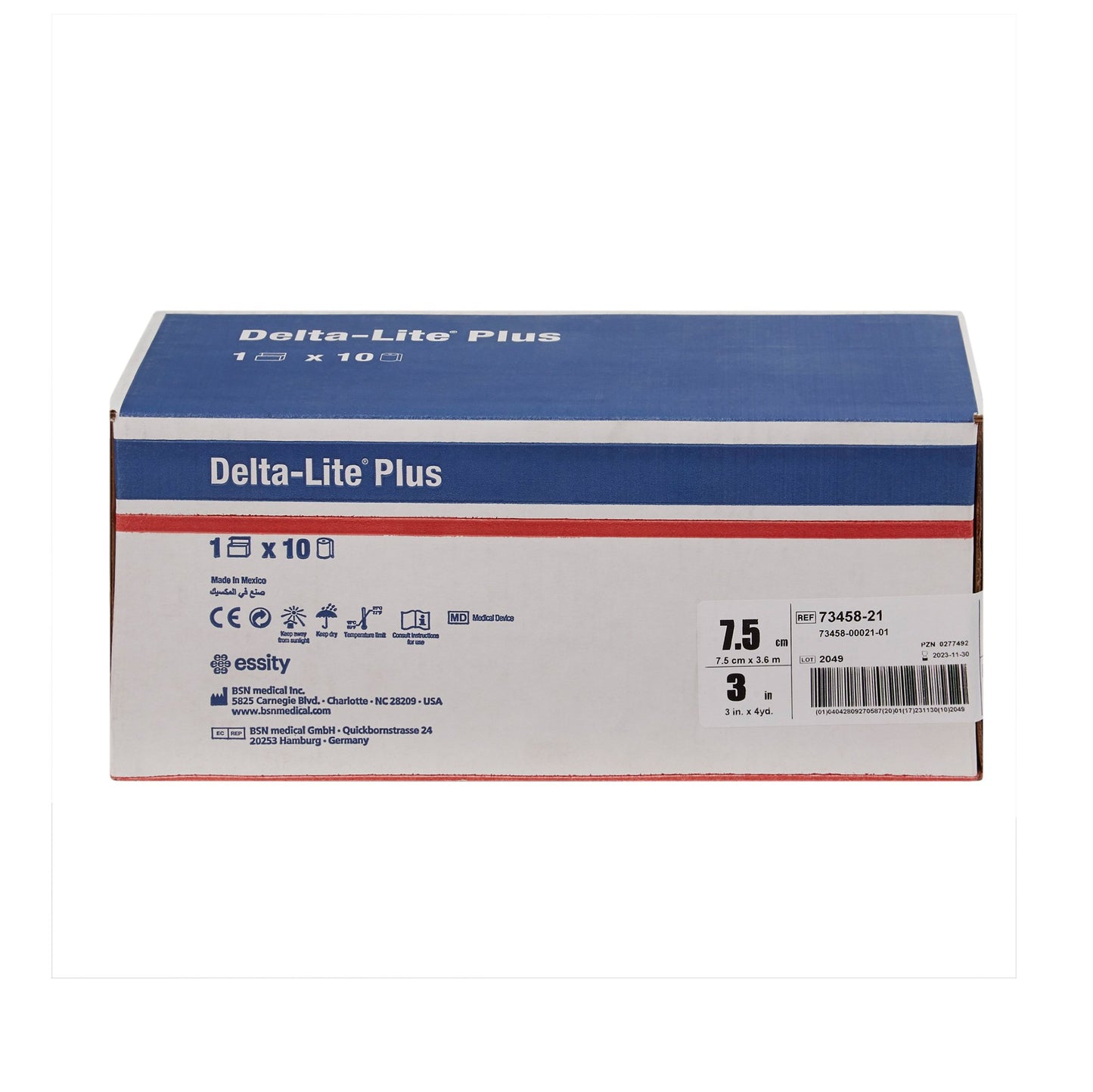 Delta-Lite® Plus Dark Blue Cast Tape, 3 Inch x 4 Yard 7345821