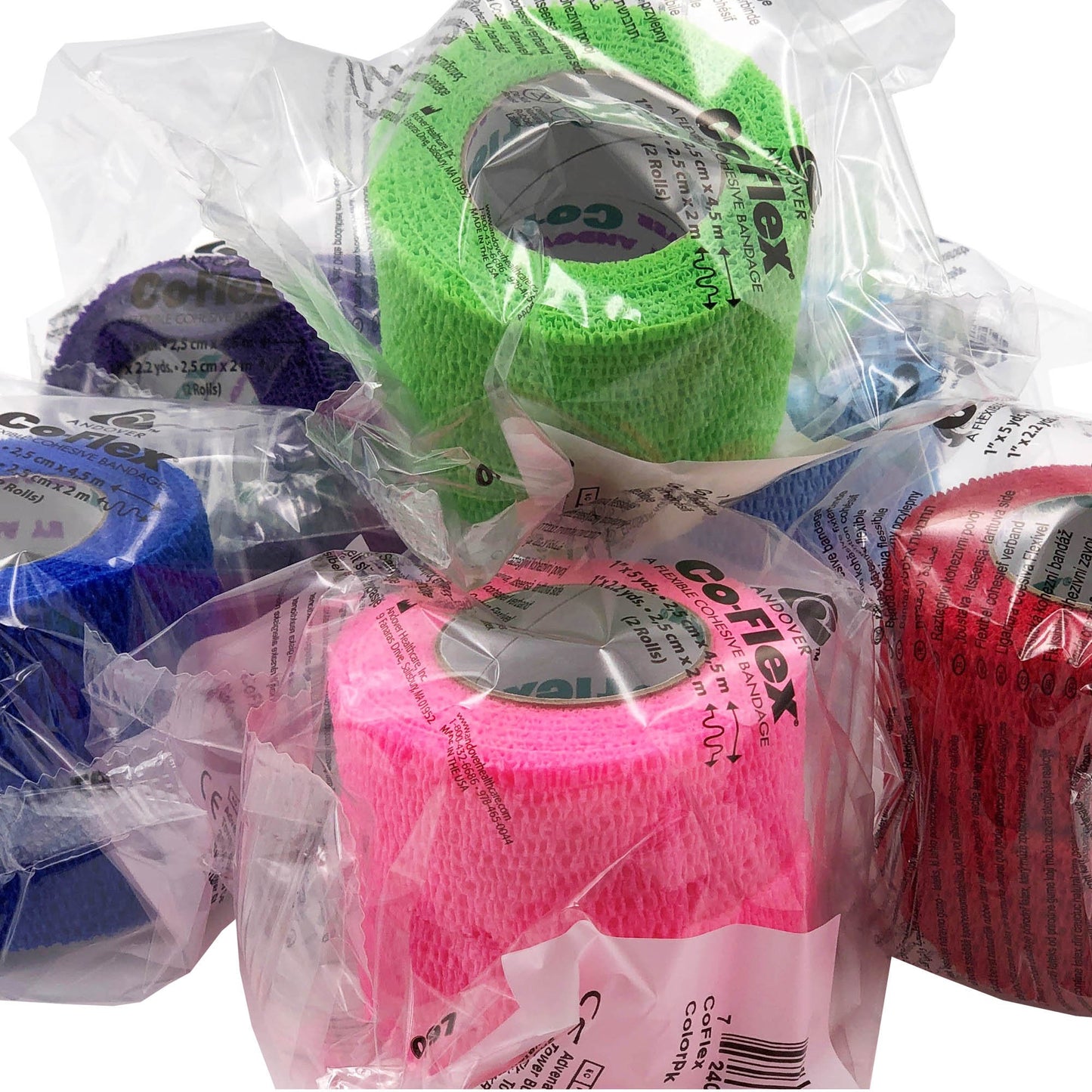 CoFlex® Self-adherent Closure Cohesive Bandage, 1-1/2 Inch x 5 Yard 3150CP-048