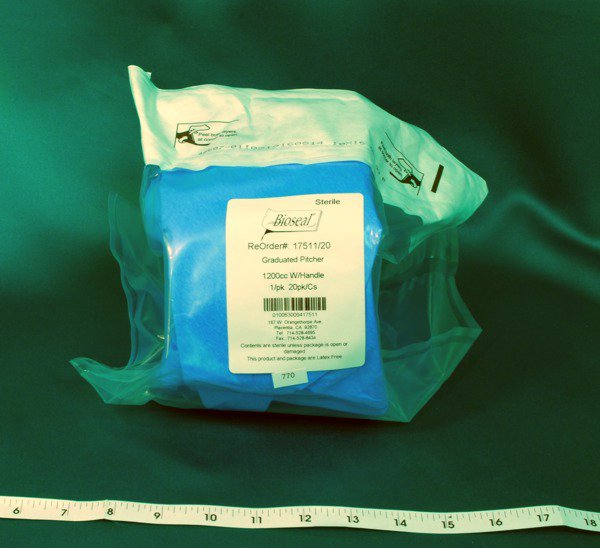 Bioseal® Translucent Graduated Pitcher, 1,200 mL 17511/20