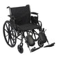 McKesson Lightweight Wheelchair, 20-Inch Seat Width 146-K320DDA-ELR