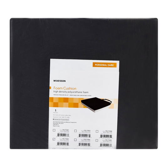 McKesson Foam Seat Cushion, 18 x 16 x 3 Inch 170-71002
