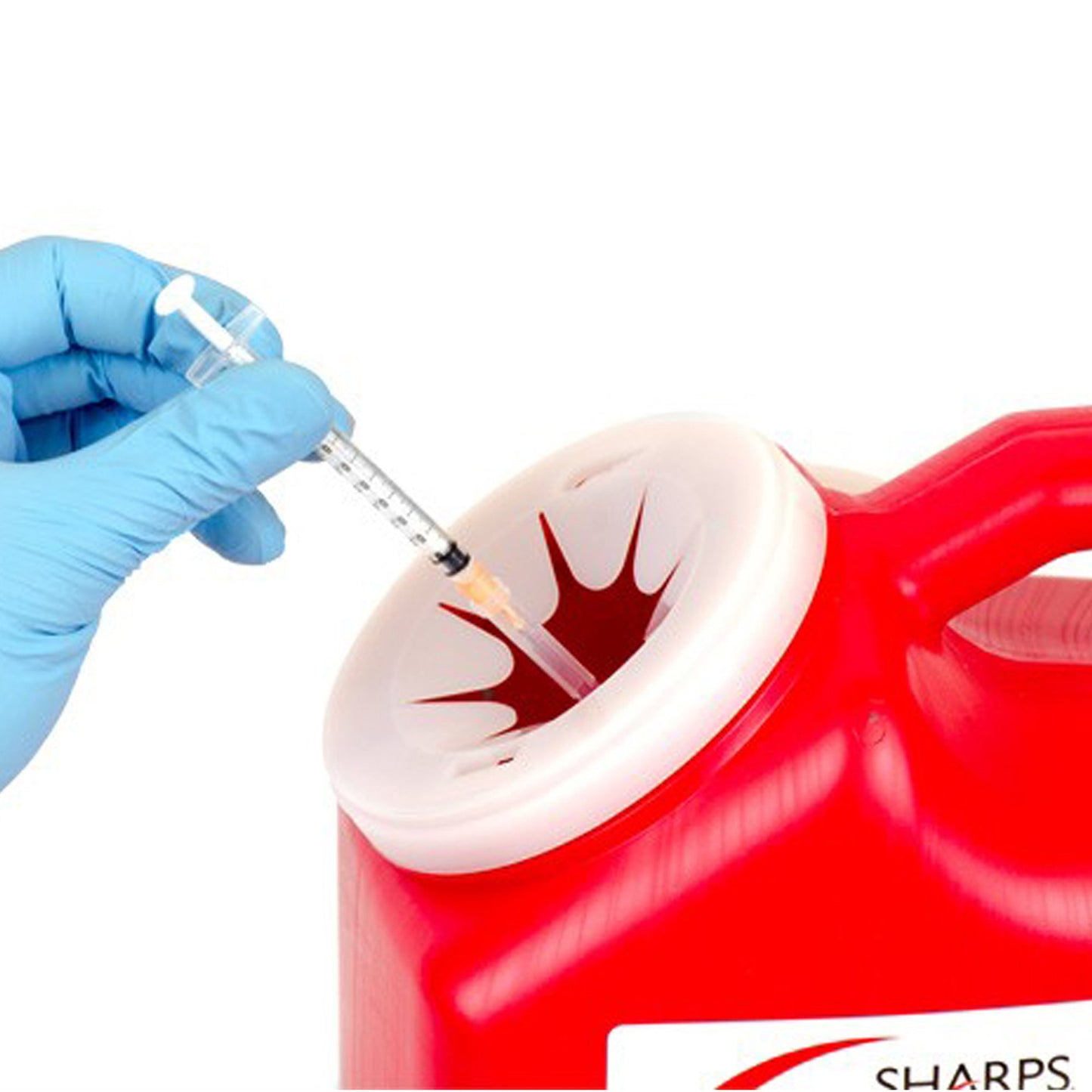 Mail System® Pro-Tec® Mailback Sharps Collector, 1 Gallon, 9 x 6 x 7½ Inch 11000-018