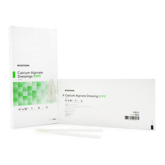 Alginate Dressing McKesson 3/4 X 12 Inch Rope - 3564