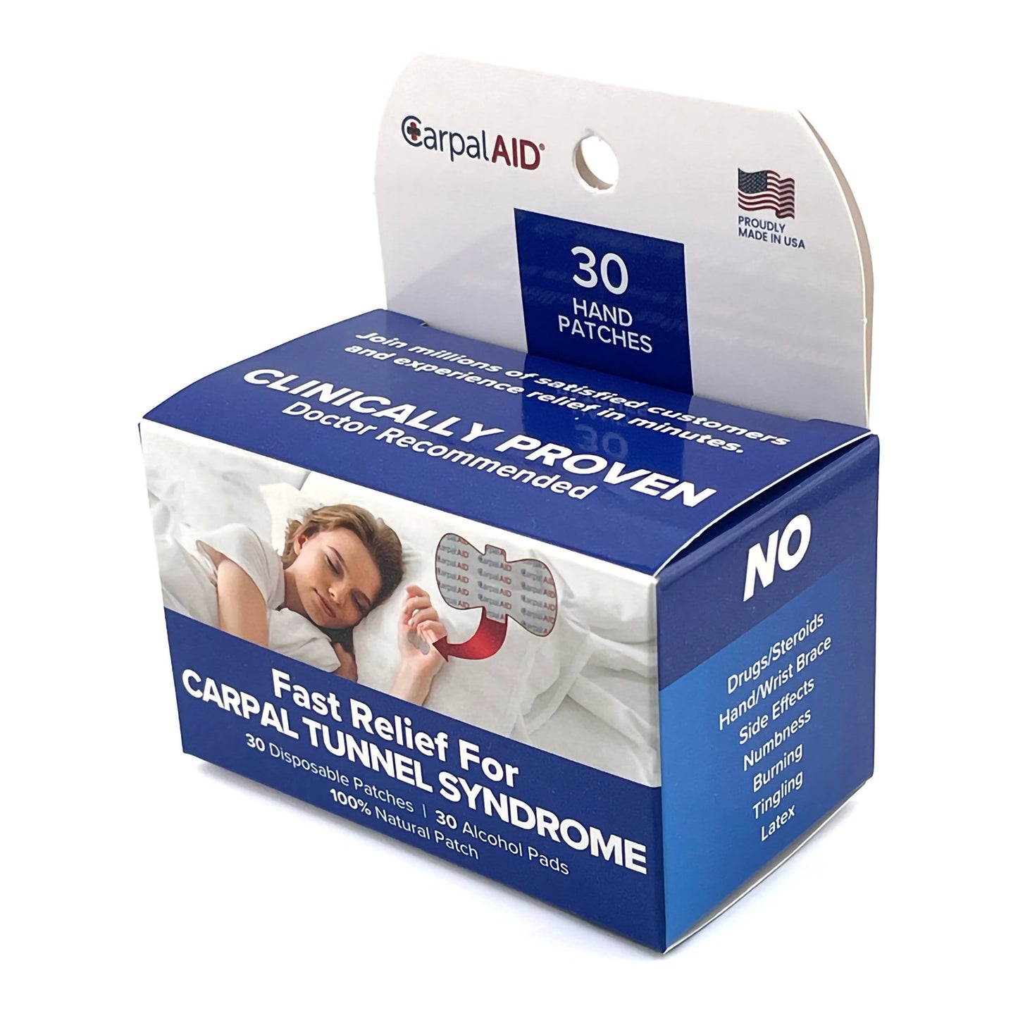 Carpal Aid® Patch Hand-Based Carpal Tunnel Support CA-30PK UNI