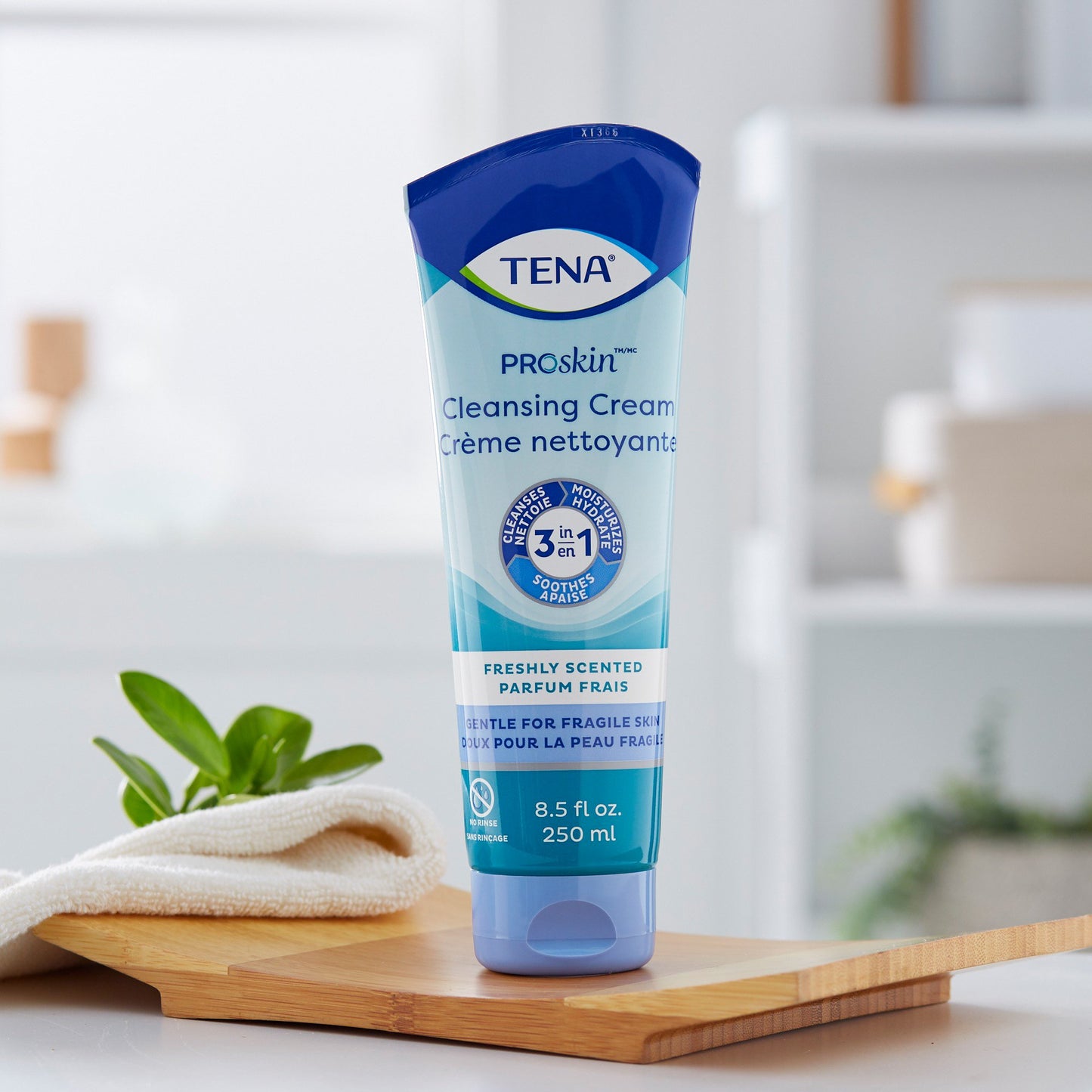 Tena® Body Wash Cleansing Cream, Alcohol-Free, White, 3-in-1 Formula, 8.5 ounces 64425