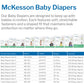 McKesson Youth Diaper / Incontinence Brief for Children weighing 46 lbs. or more BD-SZ8