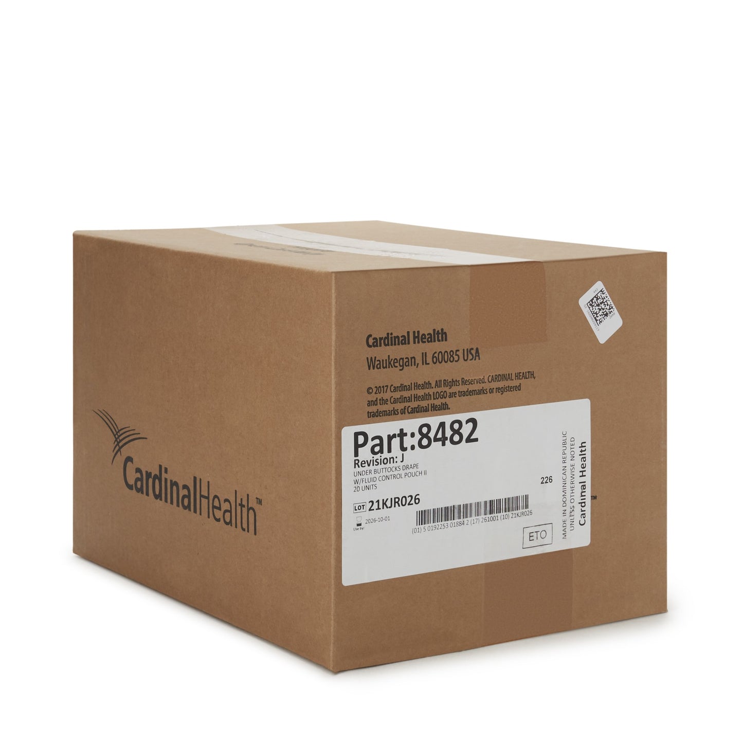 Cardinal Health™ Under Buttocks Obstetrics / Gynecology Drape, 38 x 27 x 45 Inch 8482