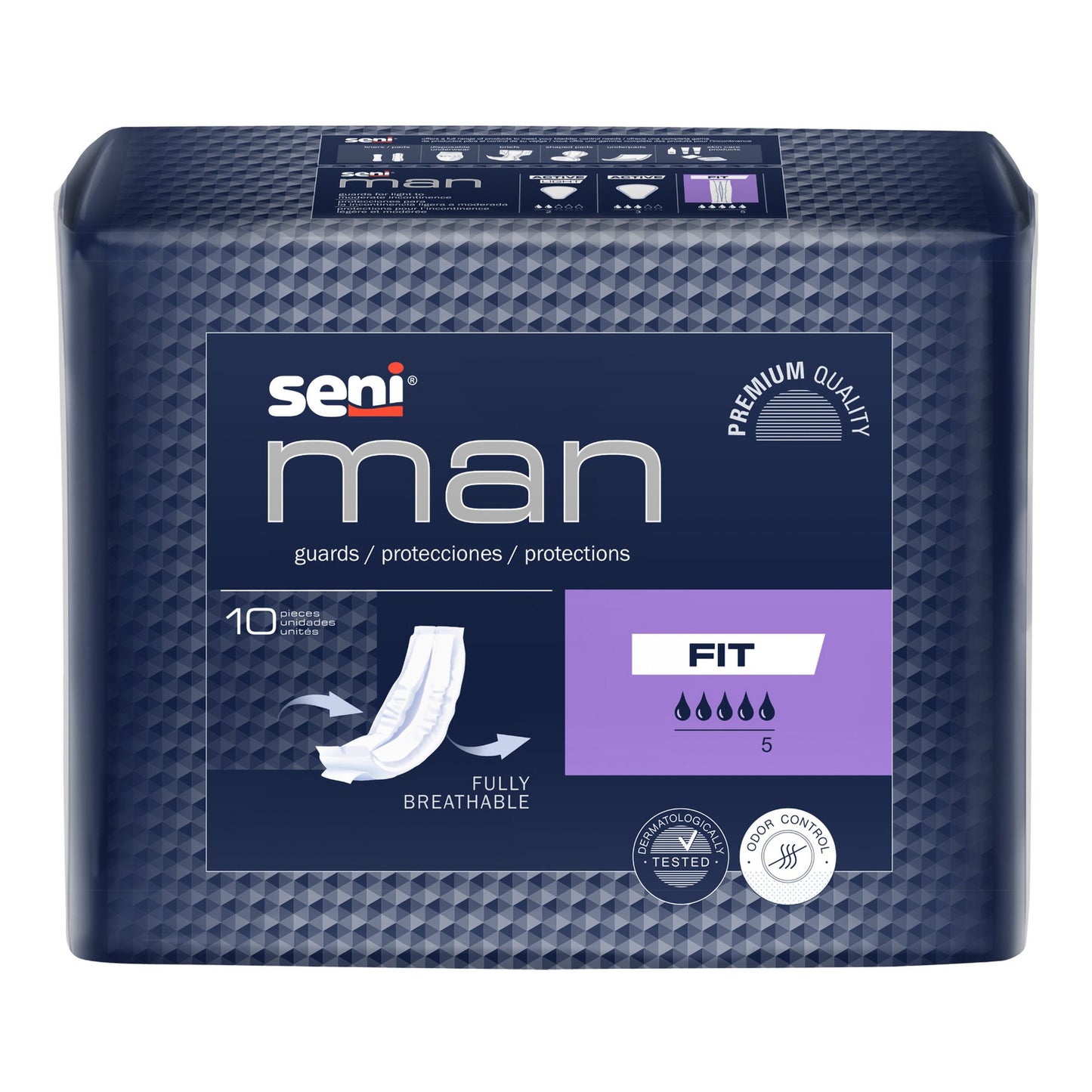 Seni® Man Fit Bladder Control Guards S-FT10-US1
