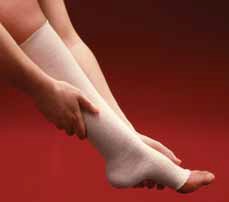 Elastic Tubular Support Bandage Tensoshape® 13-7/10 X 15-1/5 Foot Below Knee Pull On Tan NonSterile Size C / D Standard Compression - 7590