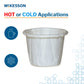0.75 oz. Paper Souffle Cup White Disposable 16-075-2050