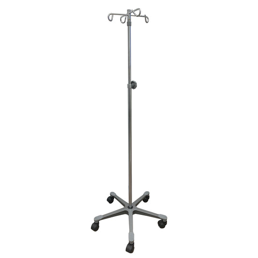 IV Stand Floor Stand 4 Hooks 5 Legs with Casters 16-11360