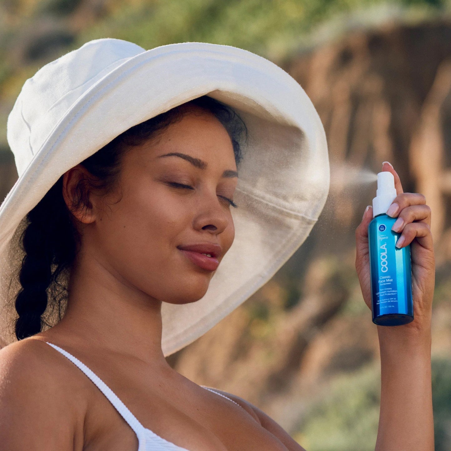 Sunscreen COOLA® Classic Face Mist SPF 50 Mist 3.4 oz. Aerosol Can CL10456